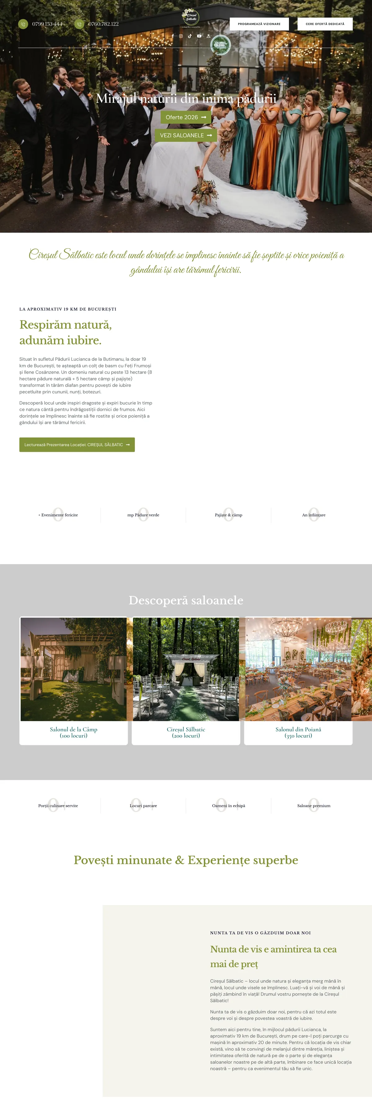Site Cireșul Sălbatic