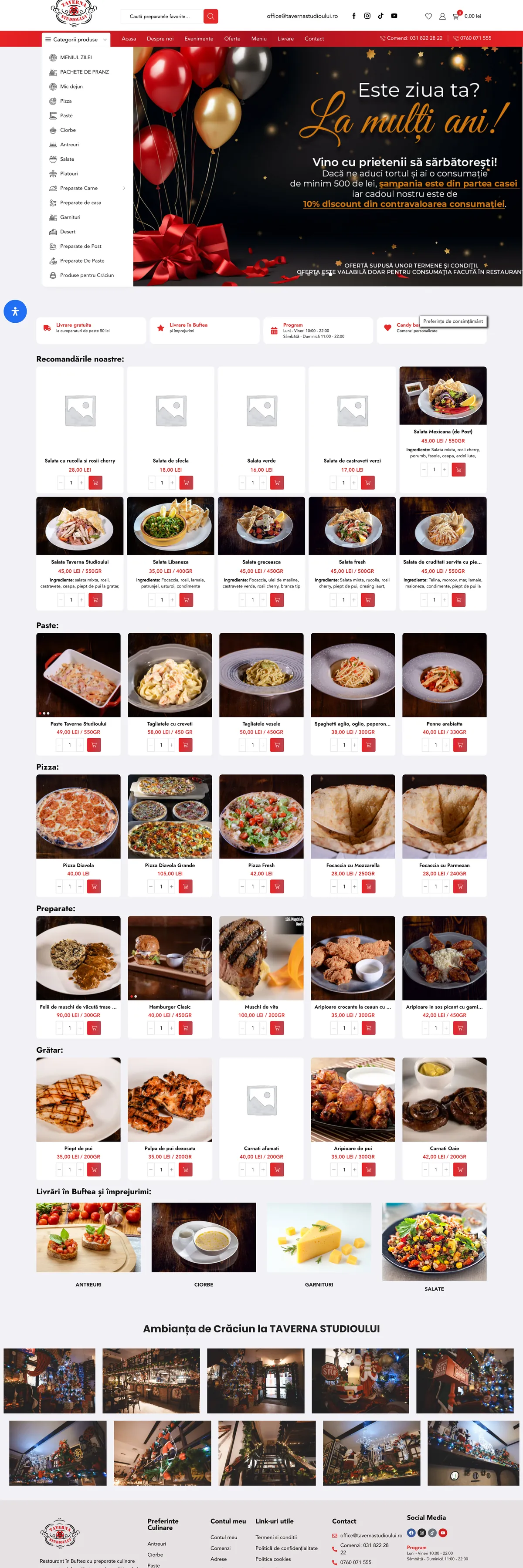 Site Taverna Studioului
